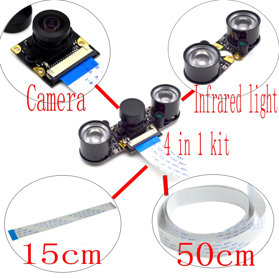 Фокусный Регулируемый Модуль камеры ночного видения для Raspberry Pi 2/3 Model B zero|raspberry pi