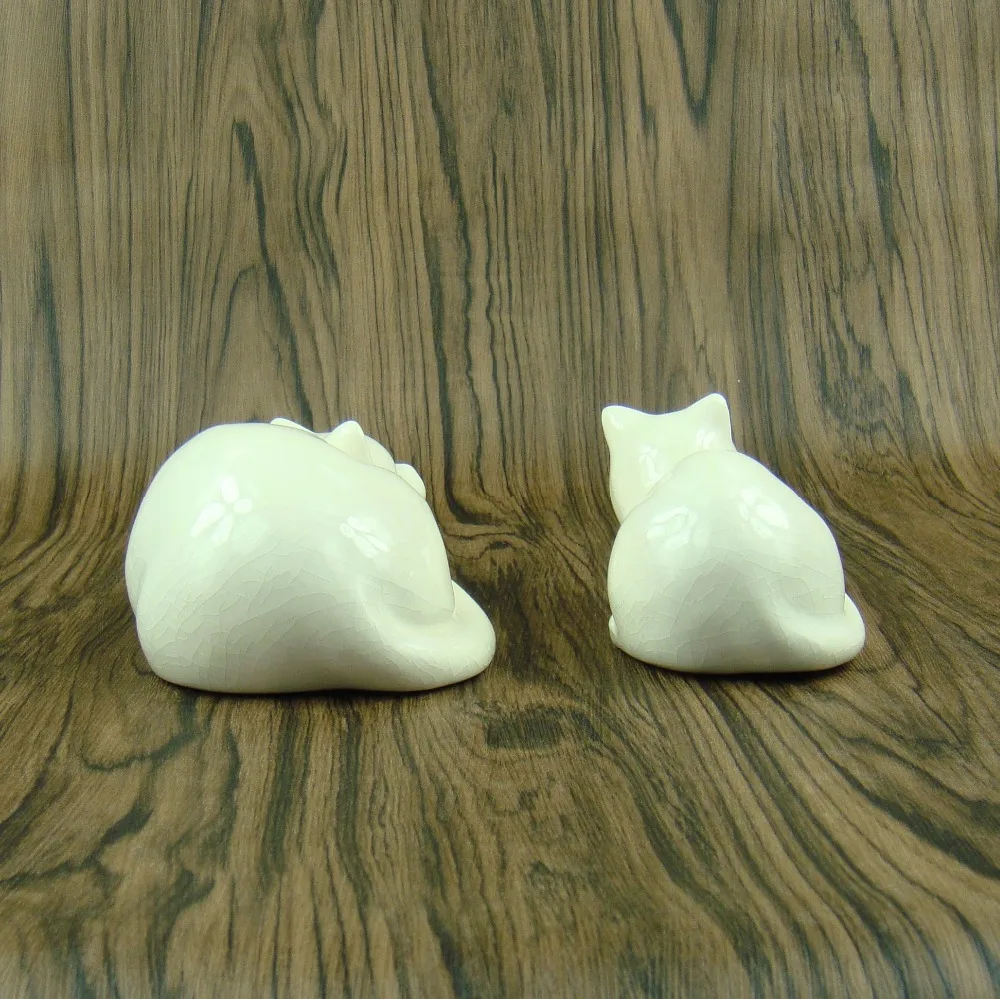 Фарфоровые котята декоративные статуэтки Бытовая керамика Kitty миниатюрные