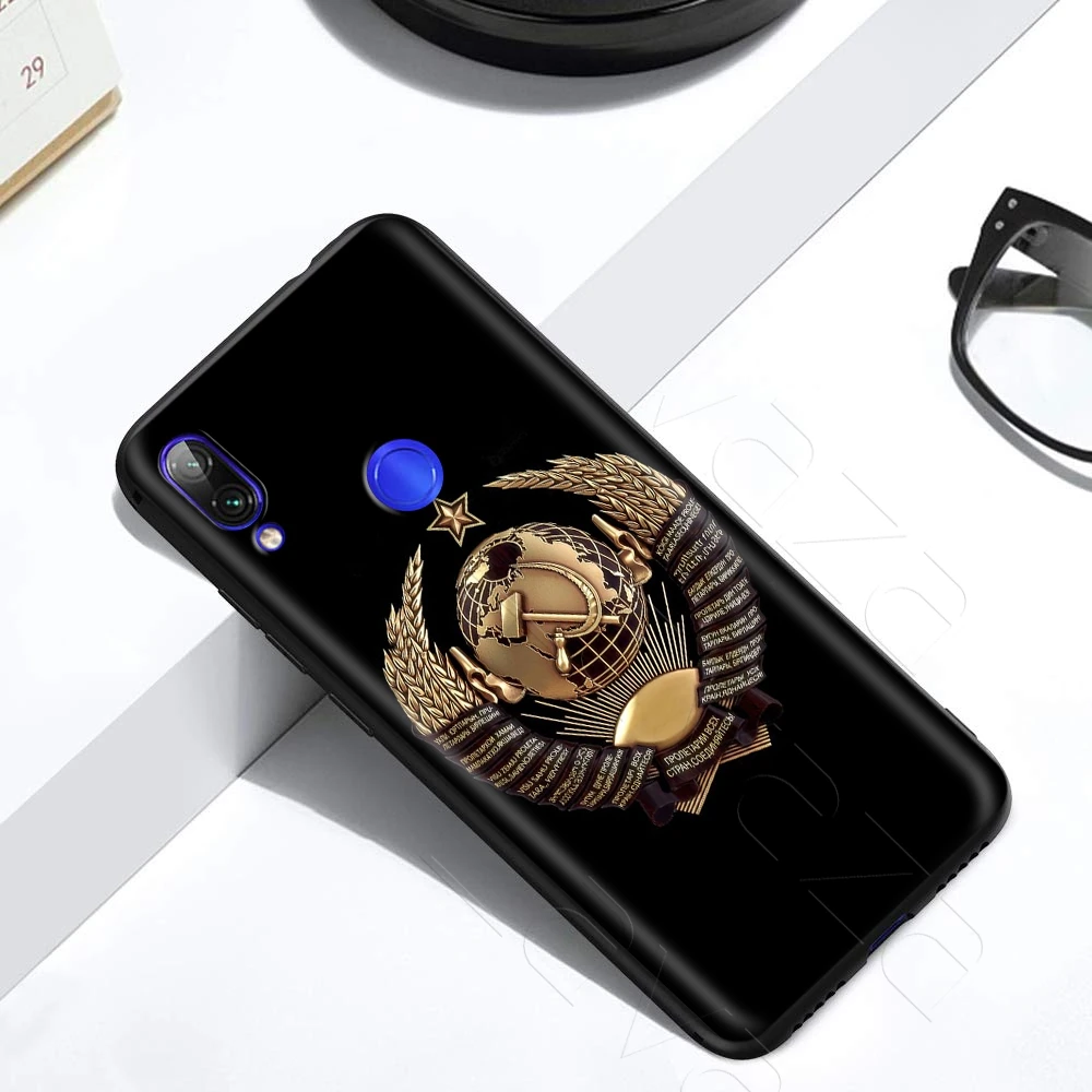 Чехол с эмблемой российского флага для Xiaomi Redmi Note 8 9 S K30 Pro MI MAX 3 6 SE A1 A2 A3 10 Lite Plus 8A F1 |