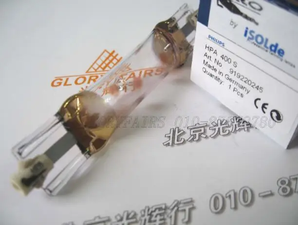 ISOLde HPA400S, CLEO HPA 400S лампочка 919220245, профессиональная лампа для загара, 400 Вт ультрафиолетовая Металлогалогенная трубка