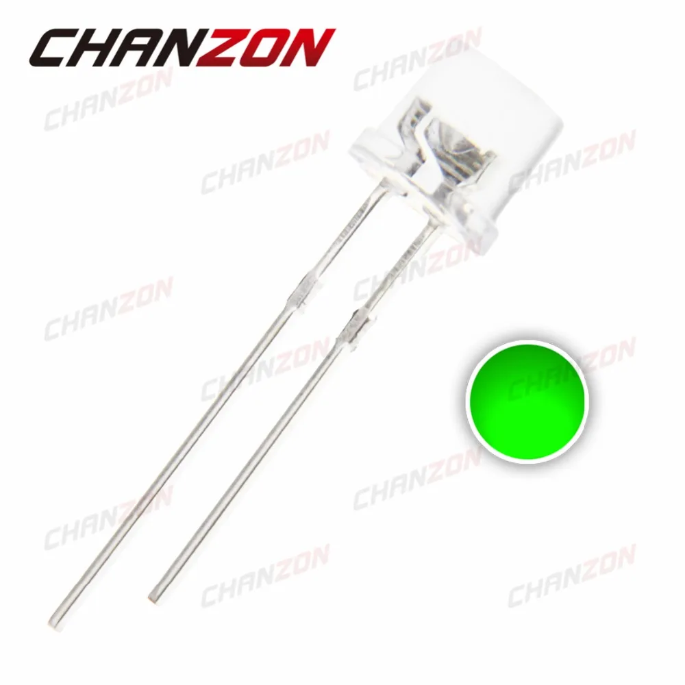 Светодиодный светильник прозрачный зеленый 5 мм 100 шт.|led diode|light emitting diodeemitting diode |