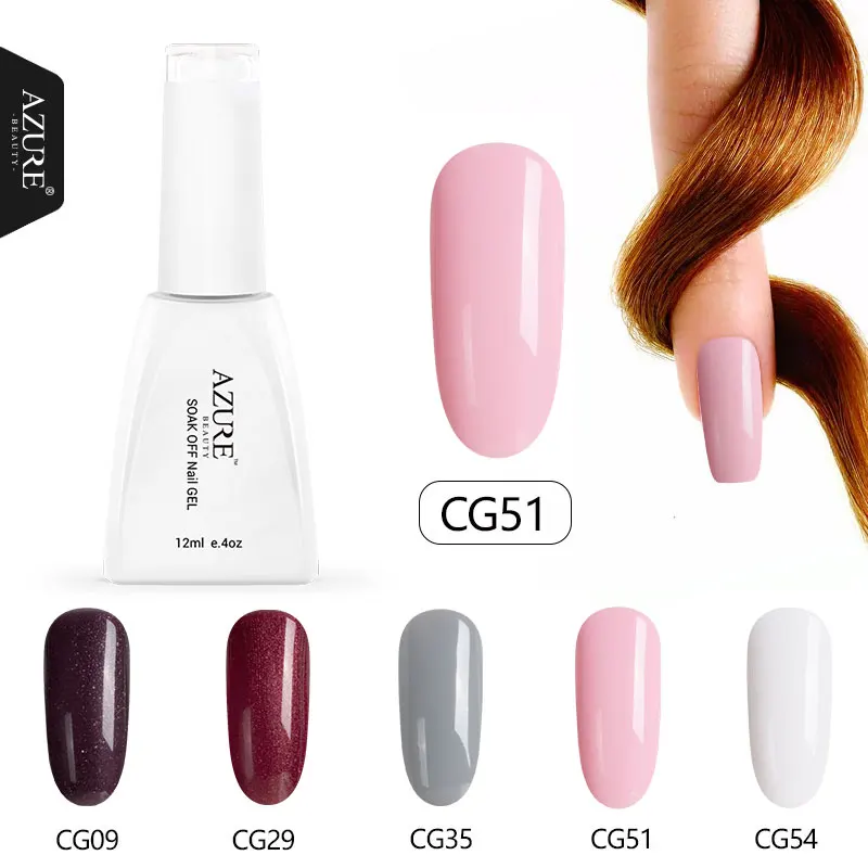 3PCS SET Лазурная Красота 5 шт./партия Гель-лак для ногтей набор замачивания красный цвет светодиодный лак для ногтей Наборы для маникюра Полупостоянный УФ-гель - Цвет: 3PCS SET