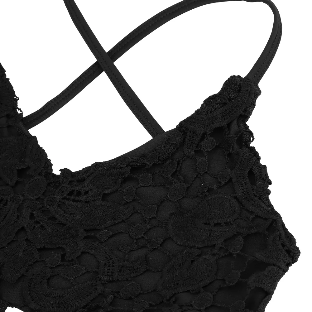 Летние Для женщин Топ сексуальный глубокий v-образный вырез с лямкой через шею