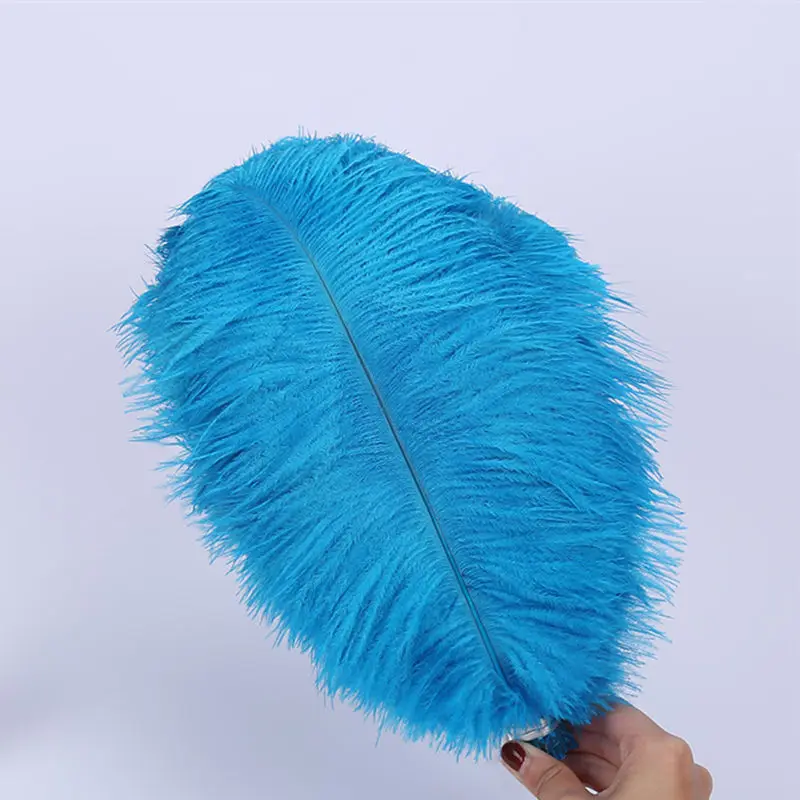 Wholasale голубое страусиное перо 15 70 см 10 200 шт./лот DIY ювелирные перья для