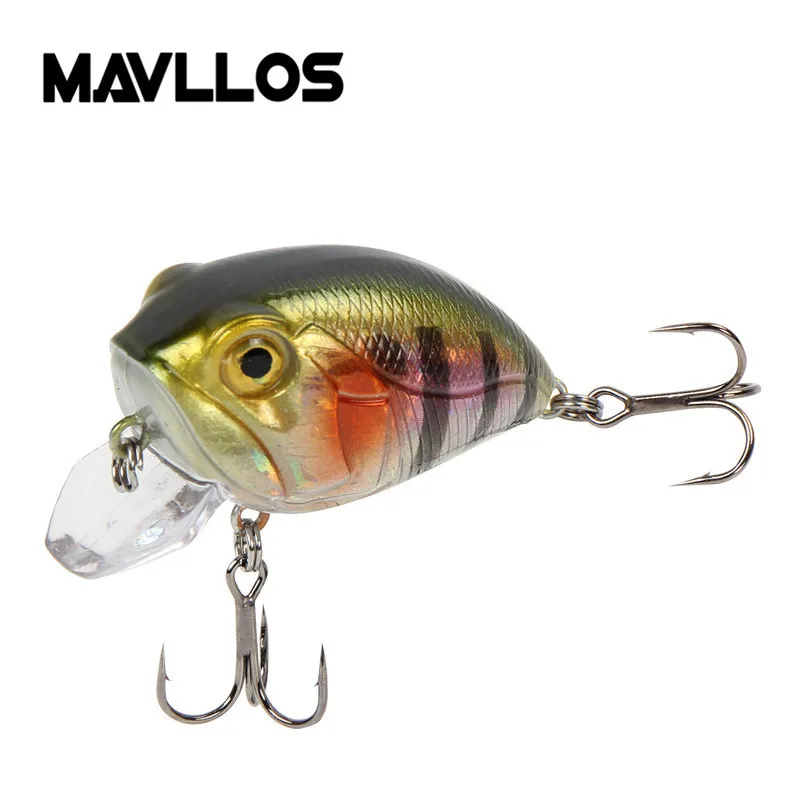 Mavllos плавающий дайвинг с неглубоким погружением Crankbait рыболовная приманка 40 мм 8 г