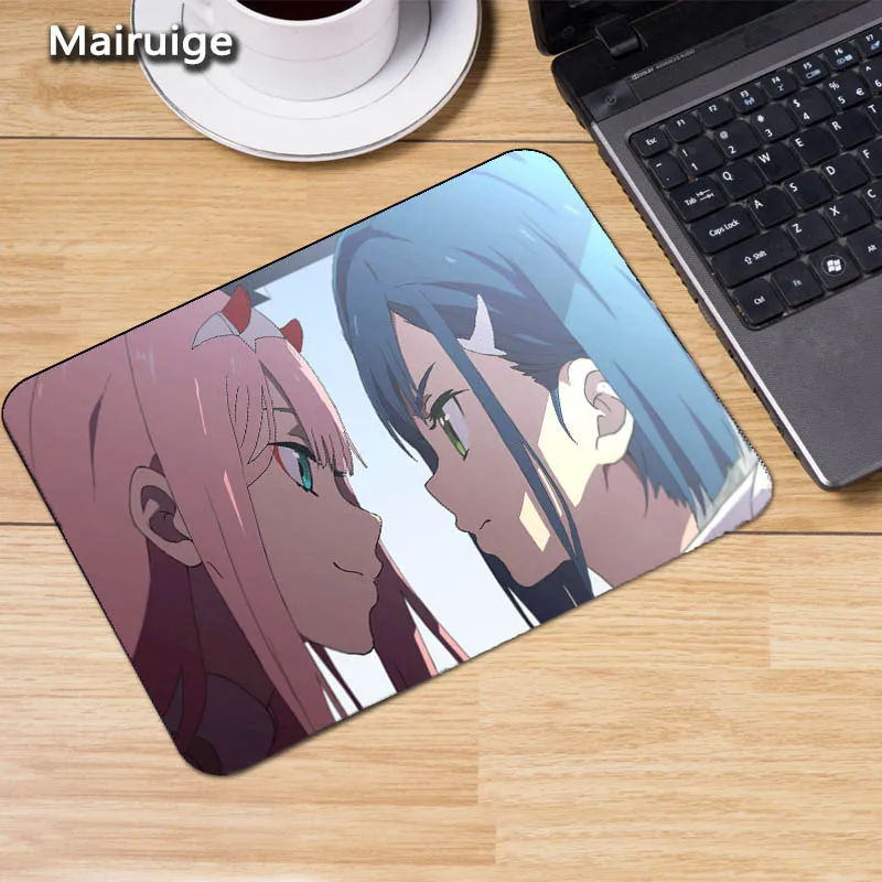 Mairuige встроенный в FRANXX 02 DIY Мини ПК 22x1 8/20x25 коврик для мыши японский аниме девушки