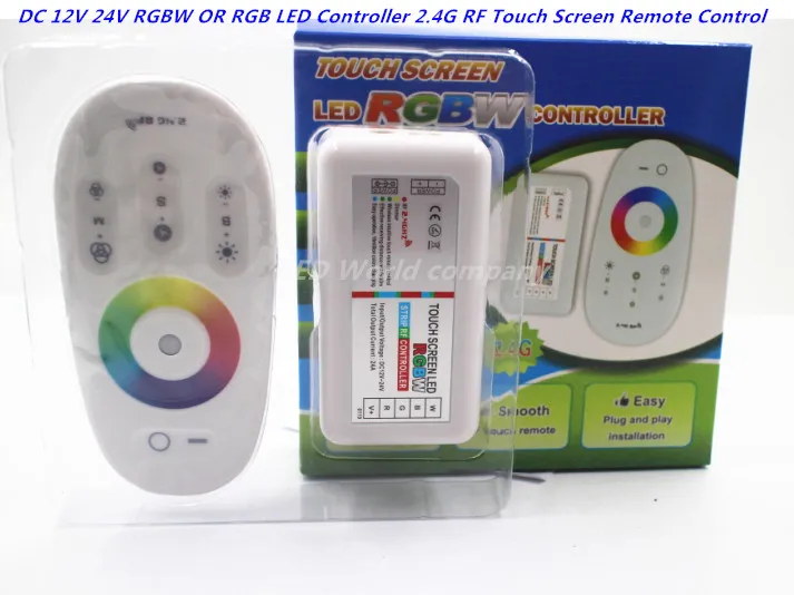 Светодиодный контроллер постоянного тока 12 В 24 RGBW/RGB сенсорный экран 2 4G пульт
