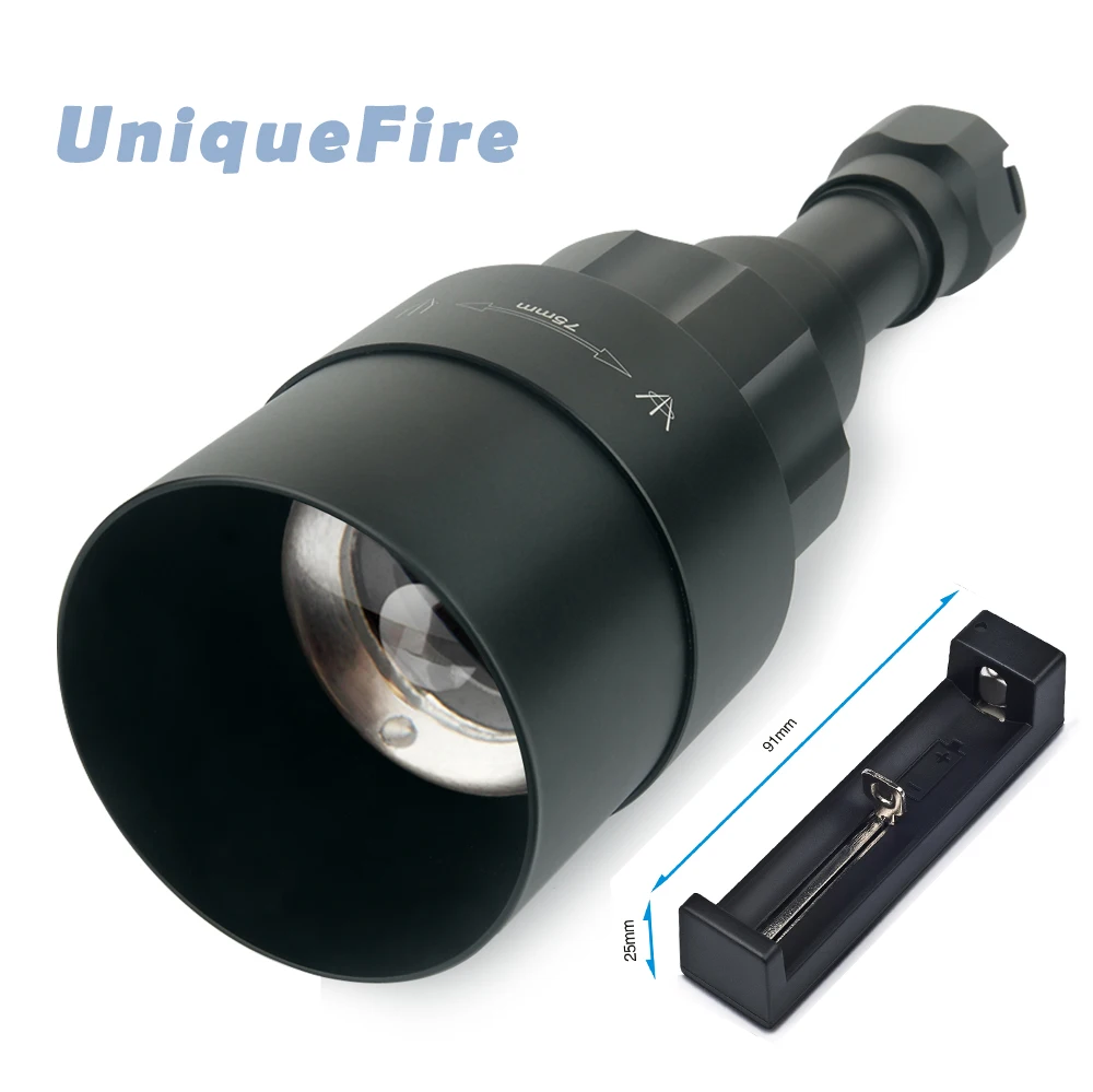 Светодиодный фонарь UniqueFire 1605 75 мм XRE 3 режима 240 лм|Фонарики и осветительные
