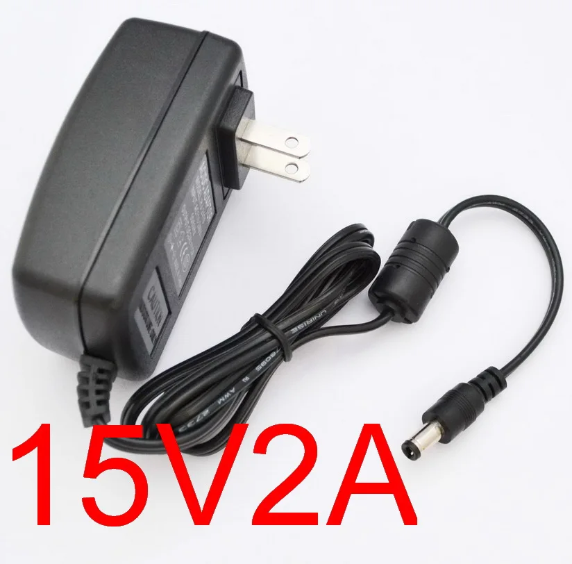 1 шт. DC 9 в 2A 15 в 2A 22 в 1A 23V1A 24 В 1A 25 в 1A AC 100v-240vконвертер импульсный адаптер питания US DC 5,5 мм x 2,1-2,5 мм - Цвет: 15V 2A