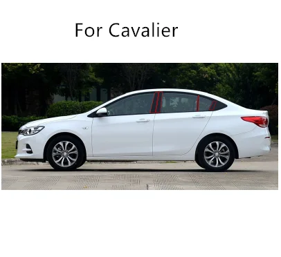 ПК окна BC среднего украшенный чехол Молдинги для Chevrolet Cruze Малибу кавалер CB060 - Цвет: 6