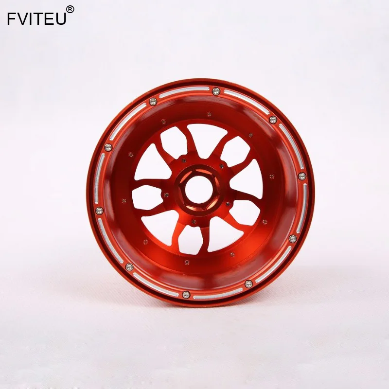 Набор ступиц из сплава с ЧПУ fvieu колесной гайкой для 1/5 HPI 5B SS Rovan King Motor 001 002|Детали и