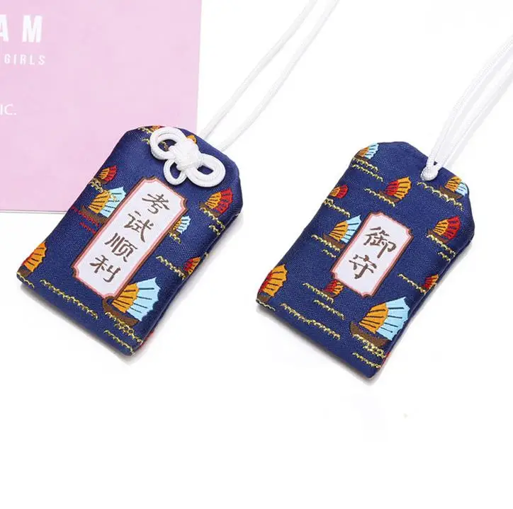 1 шт. японская традиционная подвеска Omamori Fortune Love Study Success In Wok Safety Health Good Luck милый подарок вечерние сувениры - Цвет: 3