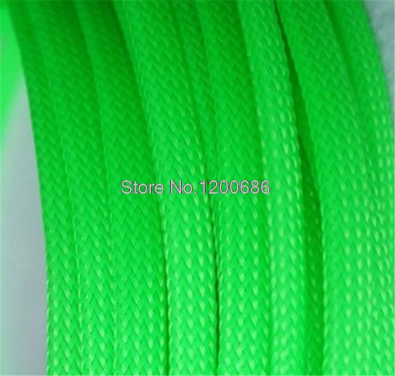 

3MM 10M color Insulation Braided Sleeving Tight PET Wire Cables Protection Expandable Cable Sleeve Wire Loom