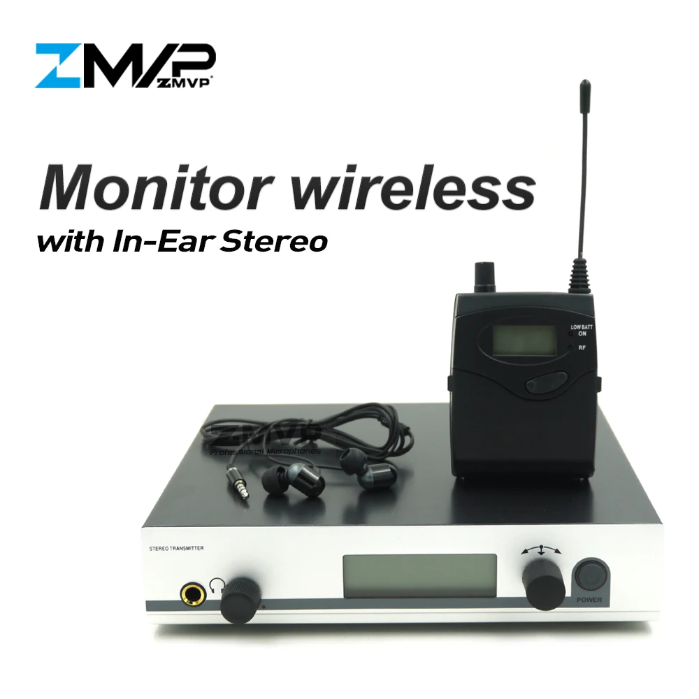 ZMVP 300 IEM G3 профессиональный стерео монитор Беспроводная система с передатчиком для студийной сцены