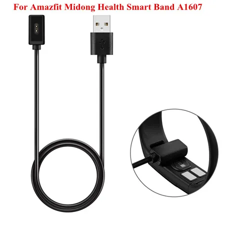 for midong A1607 Зарядное устройство для Amazfit Bip USB кабель док-станция зарядная подставка для Xiaomi Huami Amazfit 2/2S Stratos Pace Смарт-часы Midong A1607 A1702 - Цвет: for midong A1607