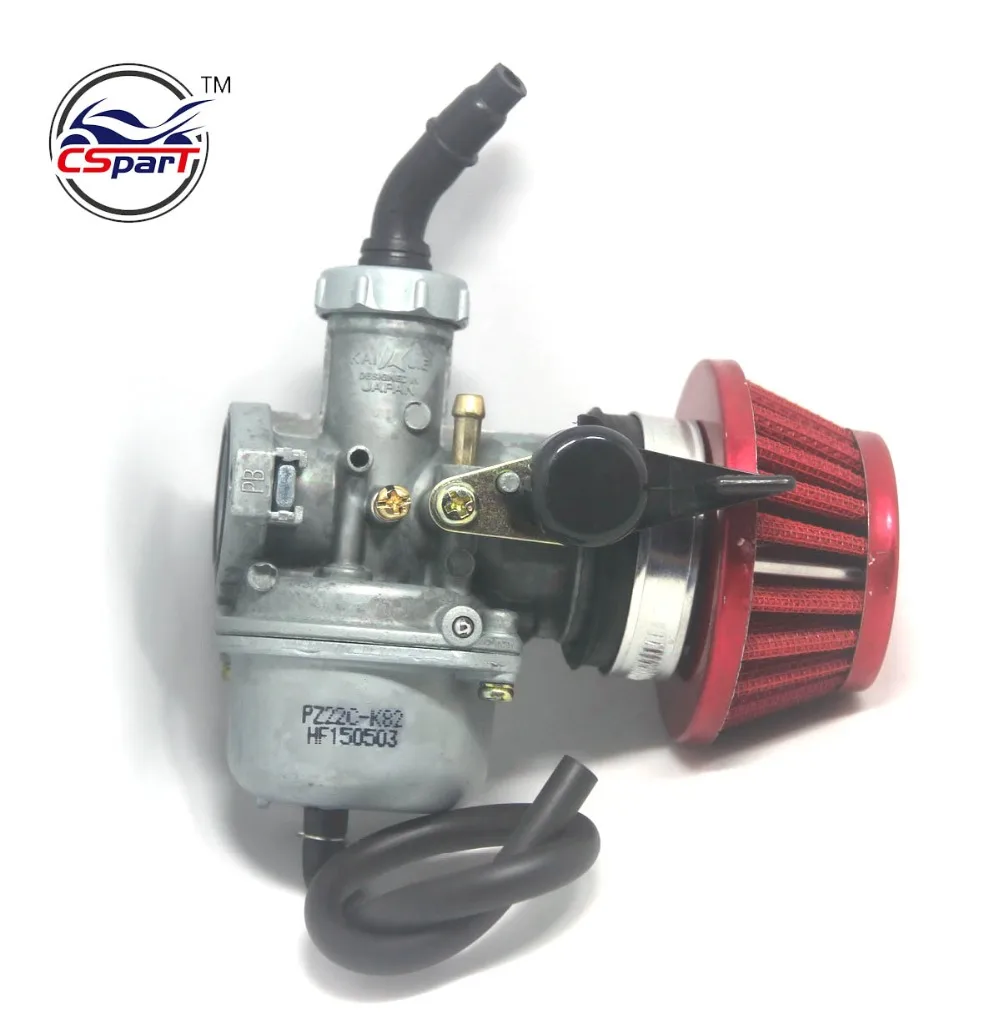 PZ22 22 мм карбюратор и 38 воздушный фильтр для Keihin 125 куб. См KAYO Apollo Bosuer xmotos Kandi dirt/pit bikes