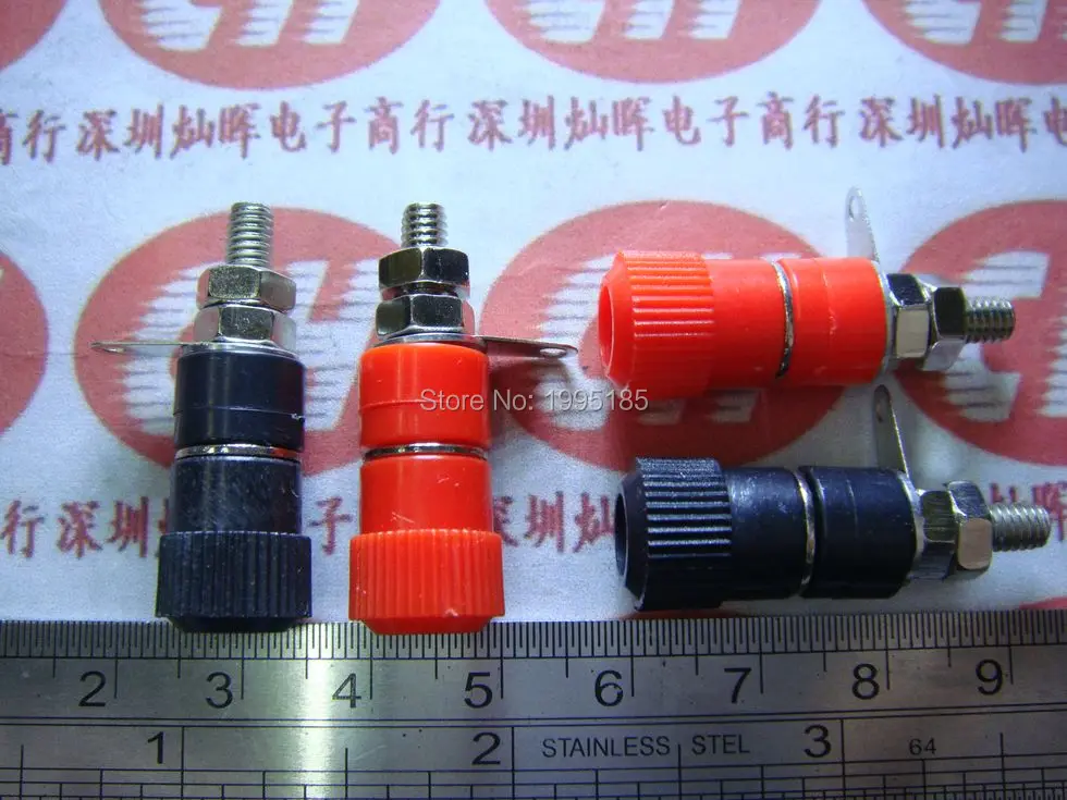 5 шт./лот 4 мм клеммные колодки с разъемом типа банан Клеммная колодка JS 919|terminal