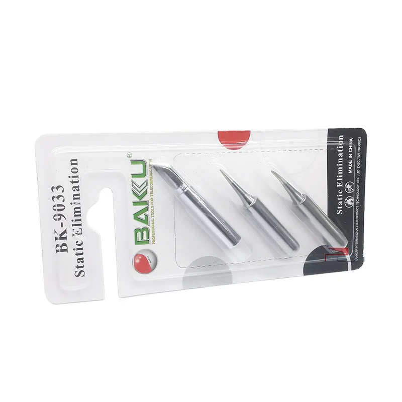 3 наконечника/комплект наконечники паяльника для бакку статическая элиминация Φ