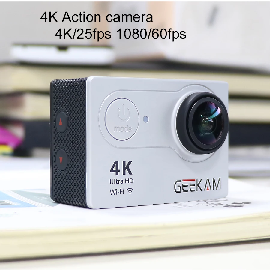 GEEKAM Экшн-камера H9 H9R, оригинальная ультра спортивная водонепроницаемая камера go HD 4K WiFi 1080P 60fps pro, уличная спортивная камера 170D