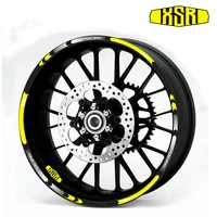 high quality motorcycle rim wheel decal accessory sticker reflective waterproof sticker for yamaha xsr700 xsr900
