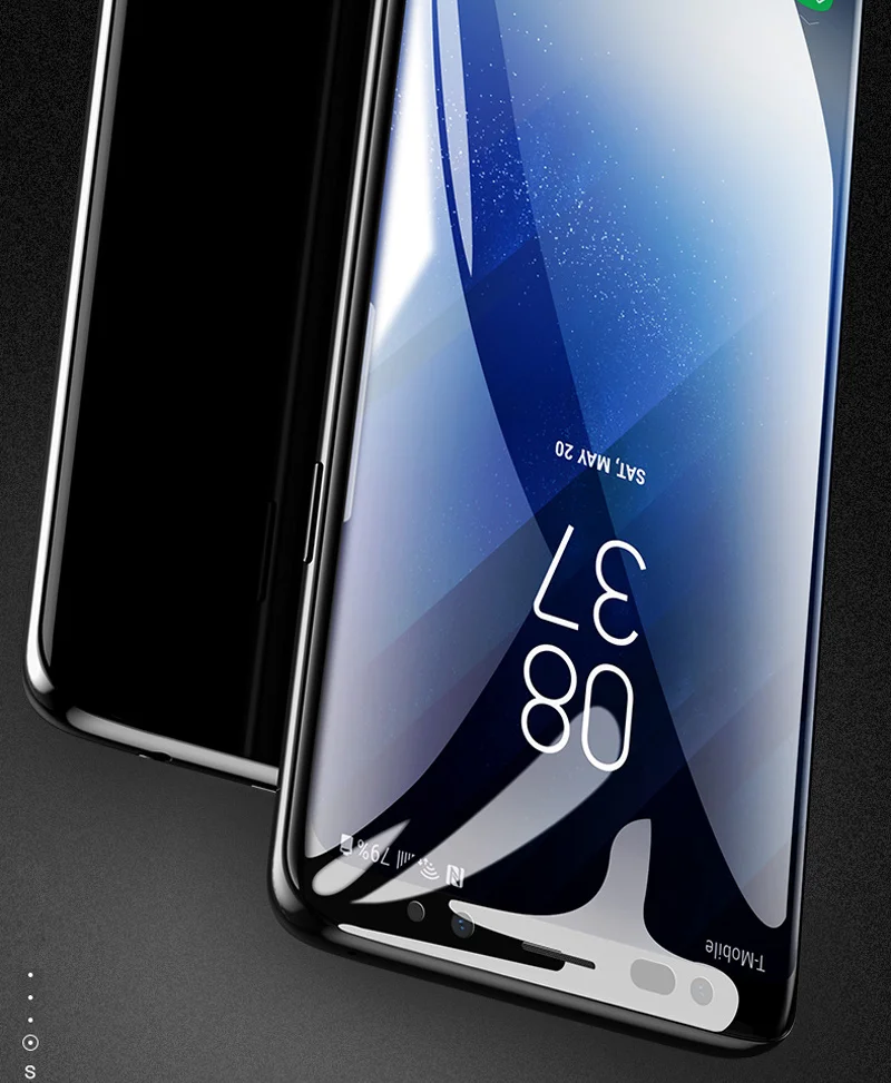 ESVNE 6D изогнутые края 9H защитный Стекло на Samsung Galaxy S8 стекло S9 Plus Screen Protector для самсунг S6 s7 из стекла