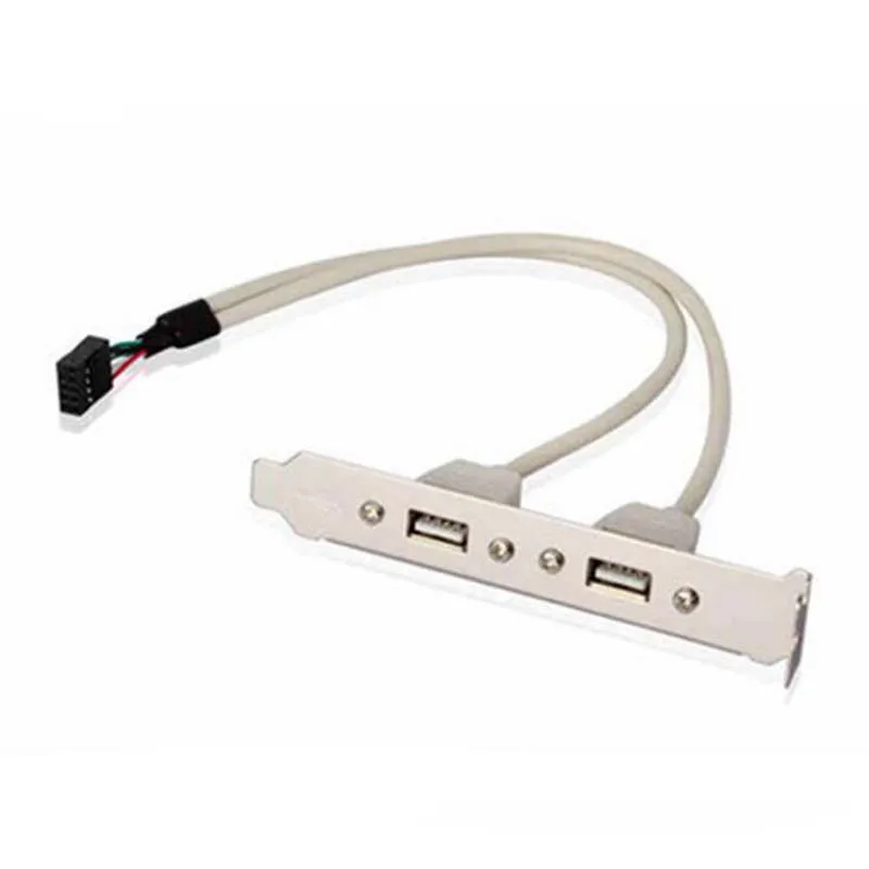 5 шт. Компьютерные Шасси Немного PCI USB 2.0 Перегородки Разъем Адаптера Задние