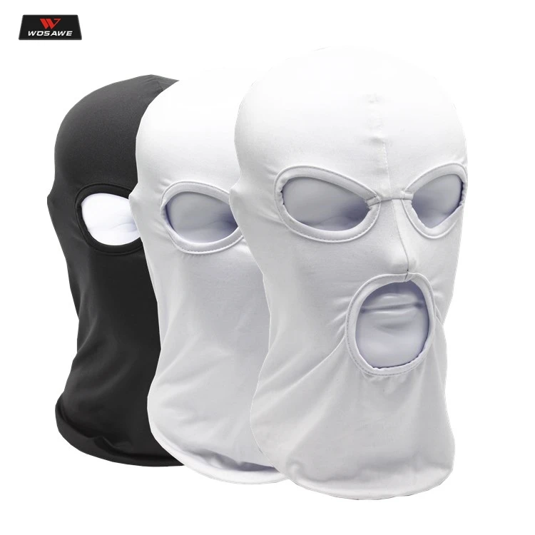 WOSAWE мотоциклетная маска тактическая Балаклава маска 3 отверстия Гангстерская маска 2 отверстия полное лицо Bivakmuts Militar Лыжная маска Cagoule Moto
