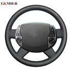 Черная крышка руля из искусственной кожи чехол рулевого колеса автомобиля для Toyota Prius 20(XW20) 2004 2005 2006 2007 2008 2009