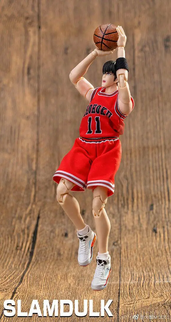 Rukawa White Dasin Modello DM Slam Dunk Rukawa Shohoku Basket S. h. figuarts СВЧ ПВХ Figura di Azione аниме Giocattoli Figura игрушечные фигурки - Цвет: Rukawa White