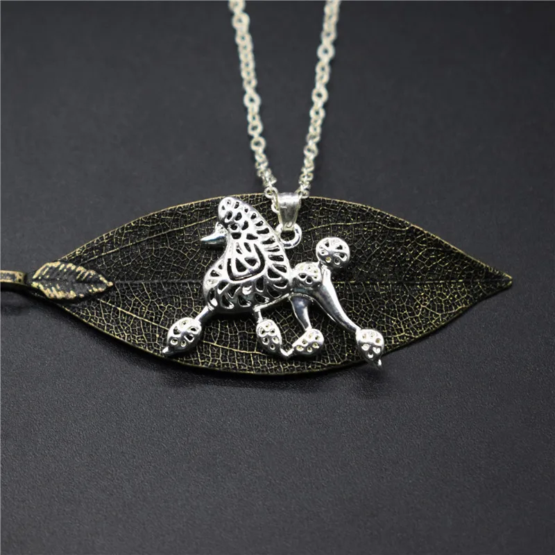 Elfin Wholesale Trendy Poodle Necklaces Gold Color Silver Dog Jewellery Caniche Pendant Women Men | Украшения и аксессуары