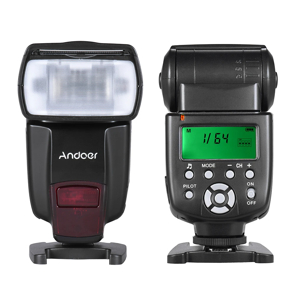 Беспроводная вспышка Andoer AD560 IV для Canon Nikon Olympus Pentax Sony A7 Series DSLR | Электроника
