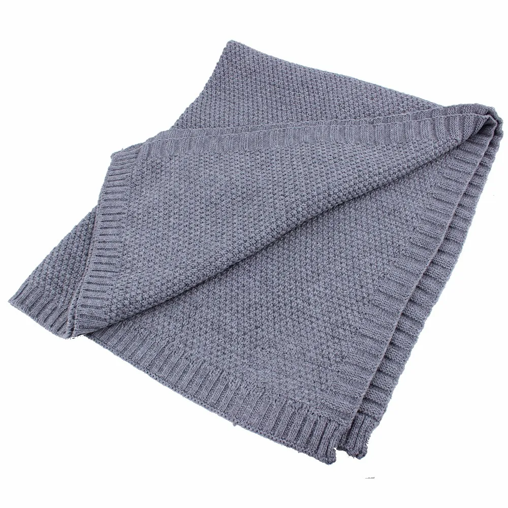 Baby Blanket Knitted Newborn Swaddle Wrap Blankets Super Soft Toddler Infant Bedding Quilt For Bed Sofa Basket Stroller | Мать и ребенок
