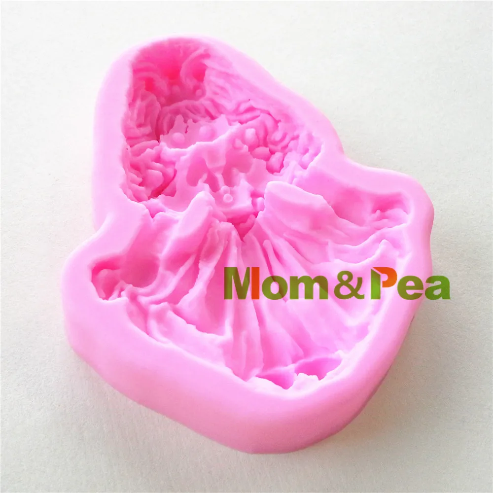 0941 Бесплатная доставка силиконовая форма Mom & Pea в форме девушки украшение торта