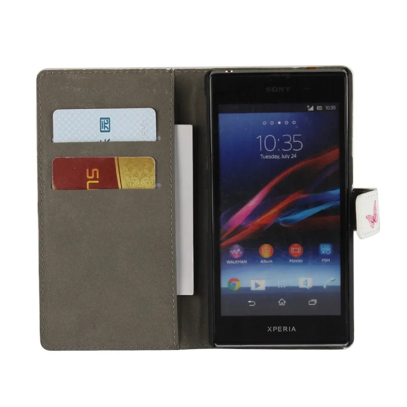 Чехлы для девочек чехлы Sony Xperia Z1 C6903 C6906 C6943 C6902 L39h кошелек сумка чехол | Мобильные