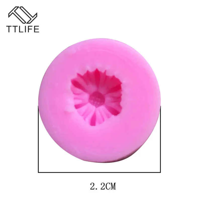 TTLIFE Daisy Flower Silicone Mold Cupcake Chocolate Soap Pastry Dessert Bakeware Moulds Fondant Cake Sugarcraft Decoration Tools | Дом и сад