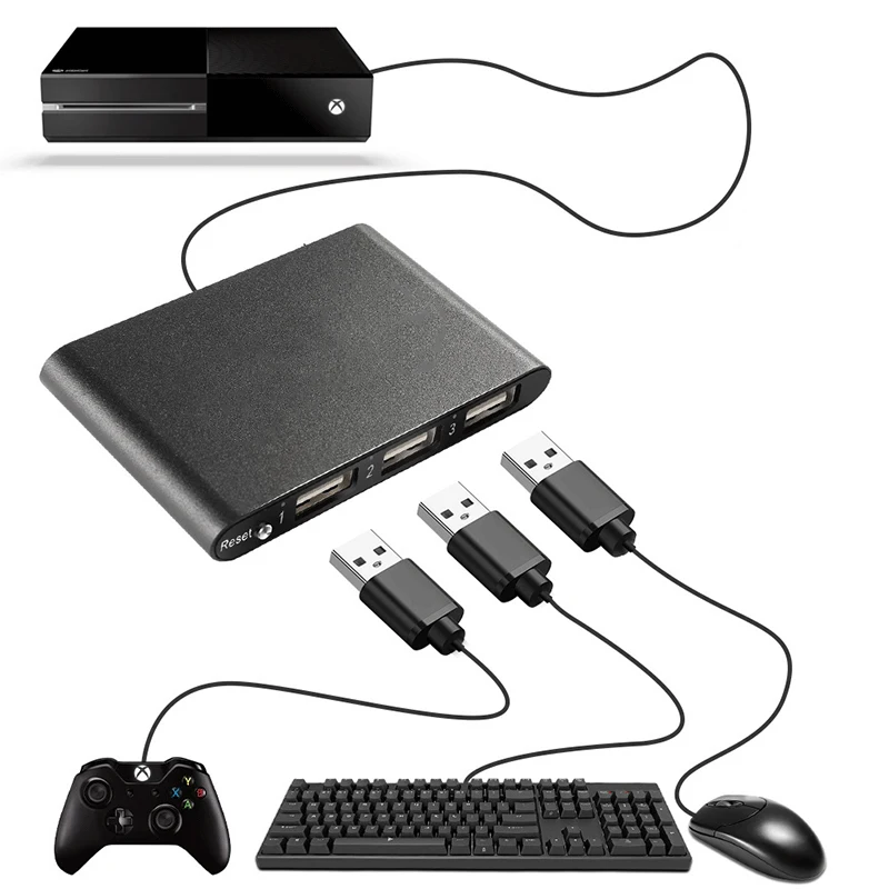 Переходник для мыши с клавиатурой конвертер игровой контроллер Playstation 4 PS3 PS4