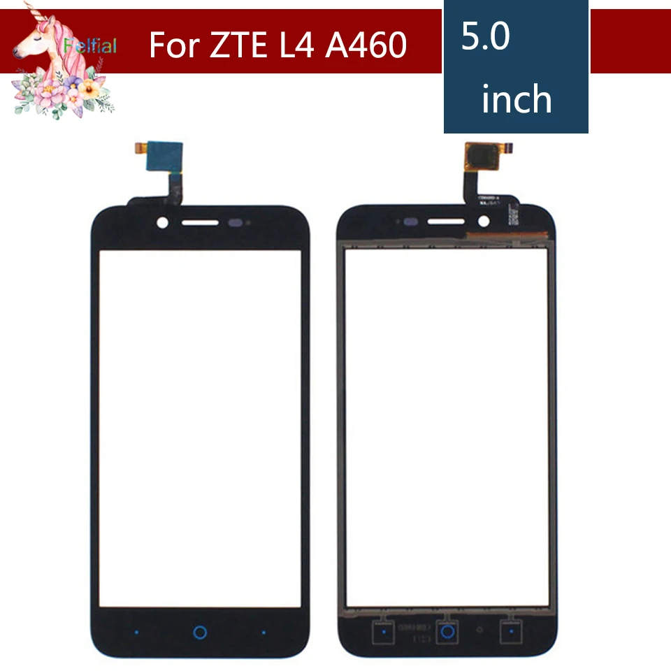Сенсорный ЖК экран 5 0 дюйма для ZTE Blade L4 A460 дигитайзер датчик внешнее стекло