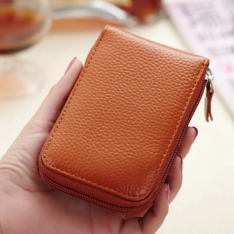 2017 New Casual Genuine Leather Card Pack Multi-Card Bit Sets Women Cowhide Business Package | Багаж и сумки