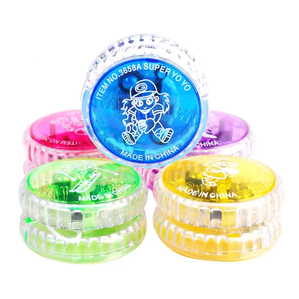 В продаже высокая скорость YoYo мяч светящийся светодиодный мигающий Yo-Yo клатч механизм детские игрушки Вечерние развлечения