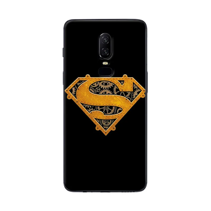 Очаровательный герой Marvel Капитан Америка чехол для телефона One Plus 6 задняя крышка