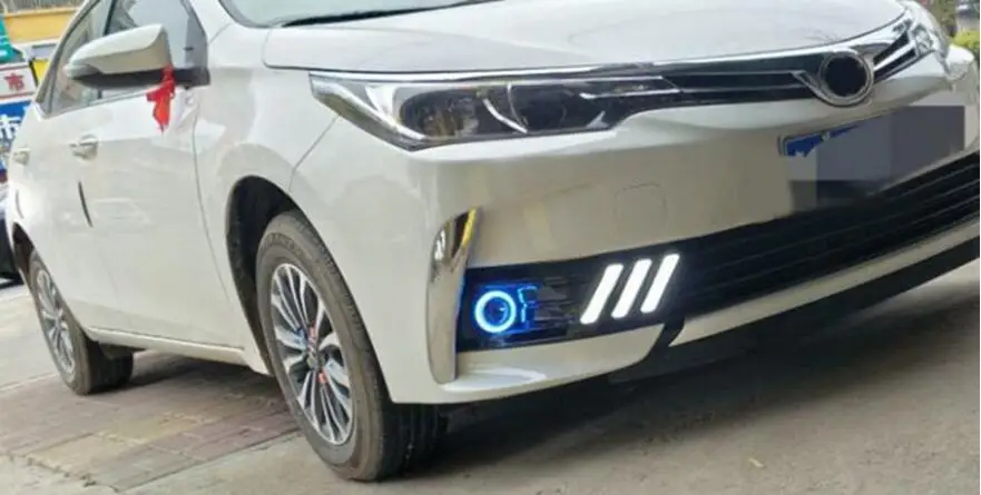 car accessories 2017~2018 Corolla daytime Light LED hid xenono halogen fog light motorcycle headlight helmet | Автомобили и