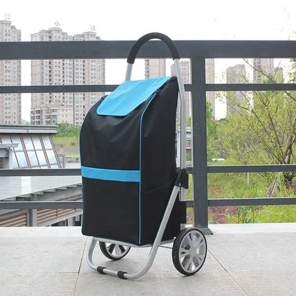 Рубашка тележка для покупок складная из алюминиевого сплава портативная