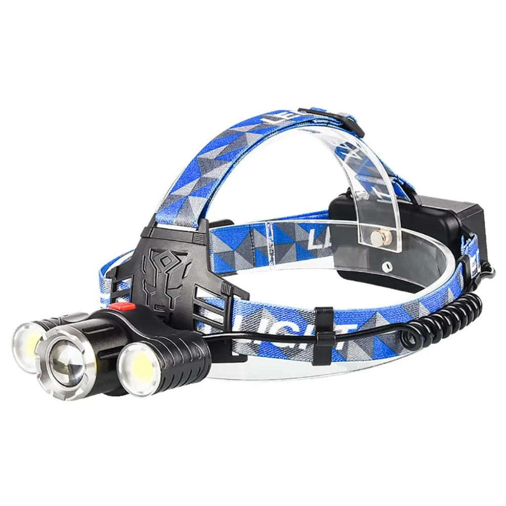 Высокая Мощность T6 светодиодный налобный фонарь фара лампа для рыбалки