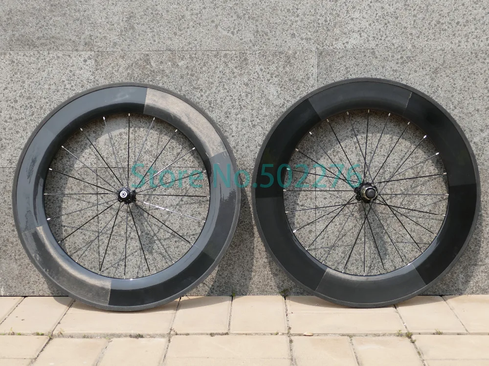 88 мм комплект трубчатых колес: труба из углеродистого волокна 3k UD углеродный