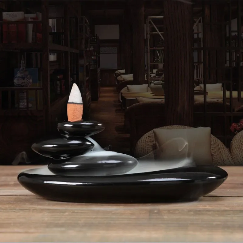 Горелка для благовоний с обратным потоком ладан Керамика Craft Ddiffuser Офис горная