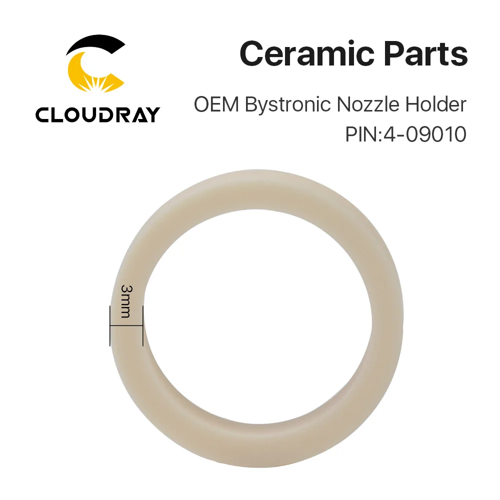 Керамический держатель сопла Cloudray OEM BYSTRONIC Laser 4-09010 D28 H6.5 для волоконной лазерной