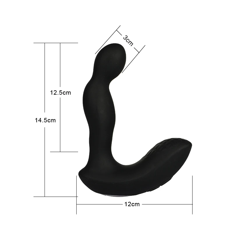 Массажер-вибратор для простаты с двойным мотором 10 режимов беспроводной