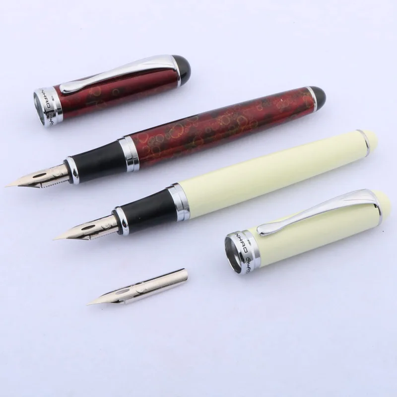 JINHAO 750 G перо изменение круглый корпус процветания тела английский медной каллиграфия перьевая ручка