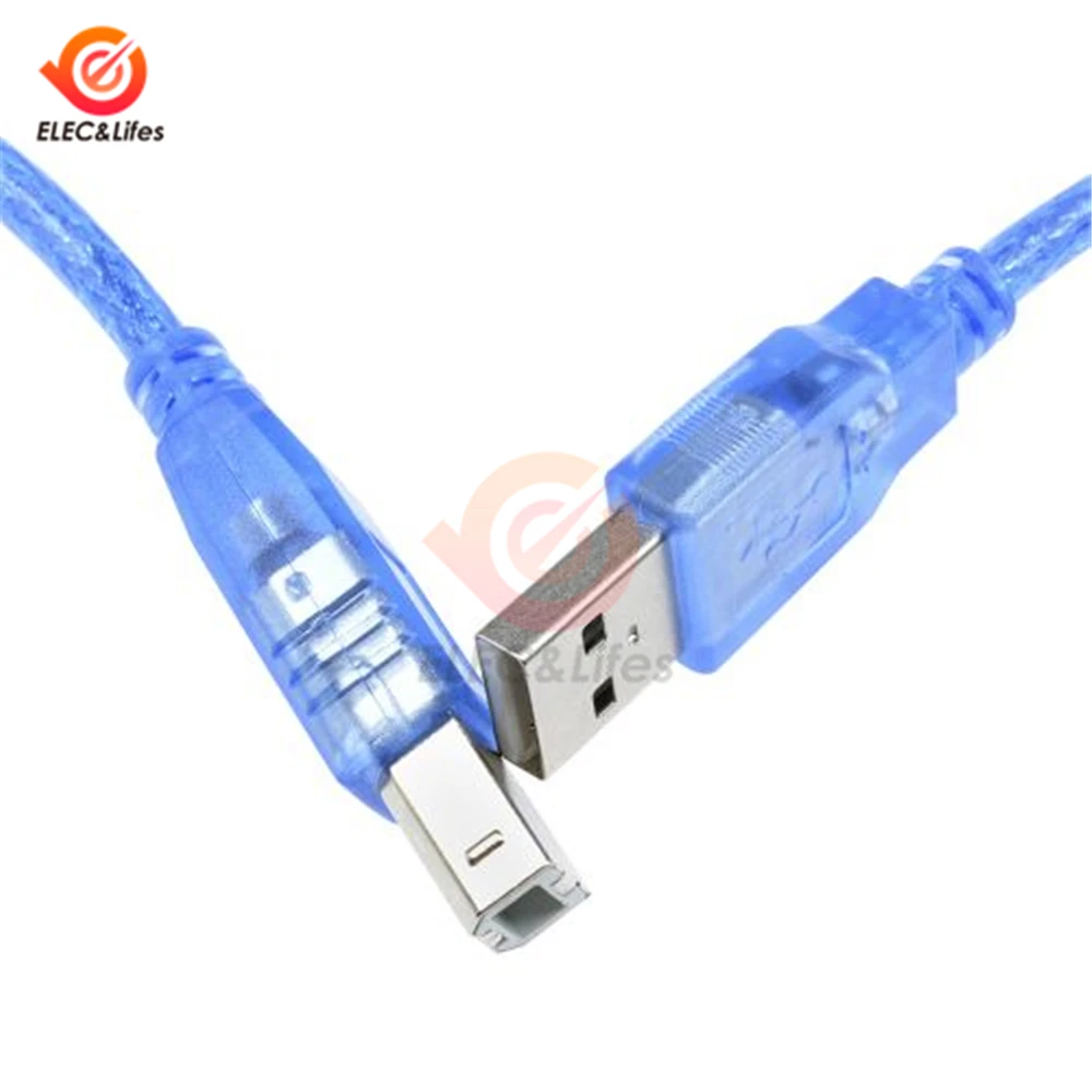 30CM USB Cable for UNO R3/Nano XBEE /MEGA2560/Leonardo/Pro micro/DUE Line Blue High Quality A type USB/Mini USB/Micro USB Port