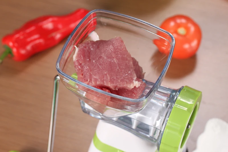 Duolvqi Полезная ручная мясорубка, машина для говядина из нержавеющей стали, мясорубка, слайсер для дома, Многофункциональные кухонные инструменты, DLQ-F3